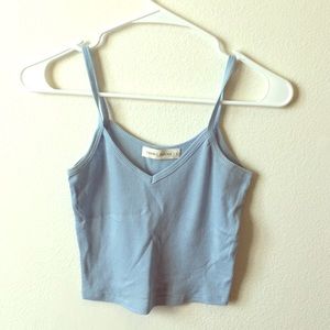 Light blue crop top!